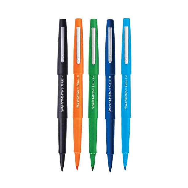 Plumigrafos Paper Mate Flair Coleccion Vintage 0.7mm 24 Piezas