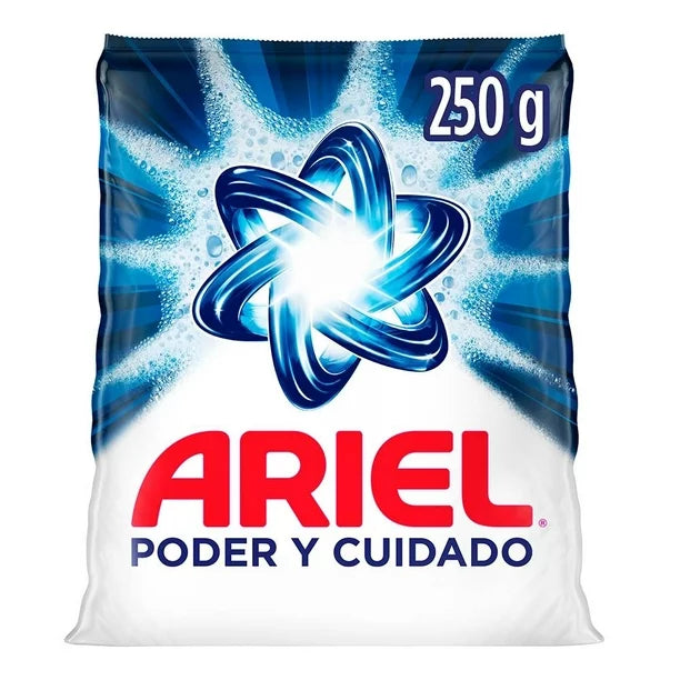 36 Pz Caja Detergente Polvo Ariel 250 G Limpieza Ropa