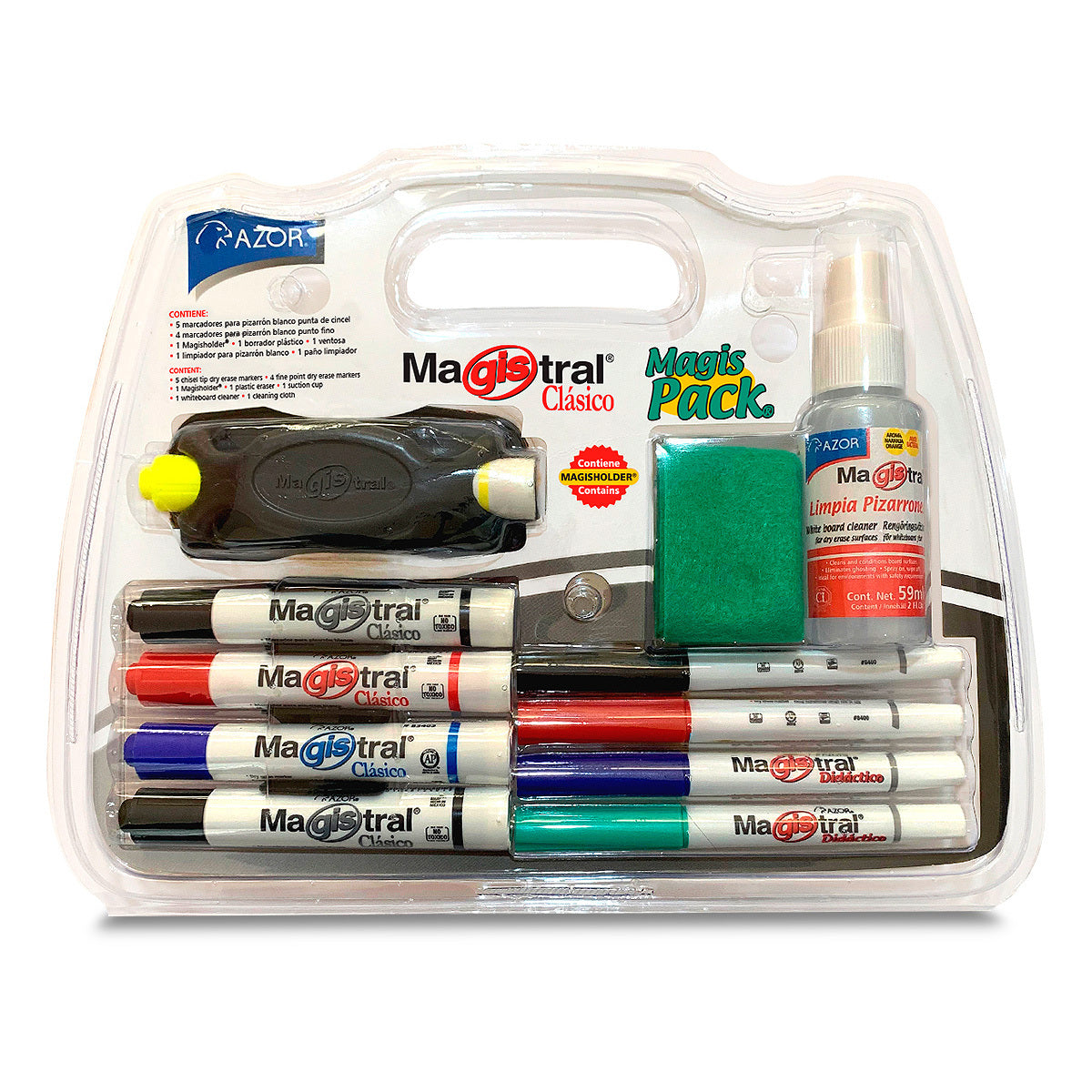 Paquete Marcadores Azor para Pizarrón Blanco Magistral 14 Piezas