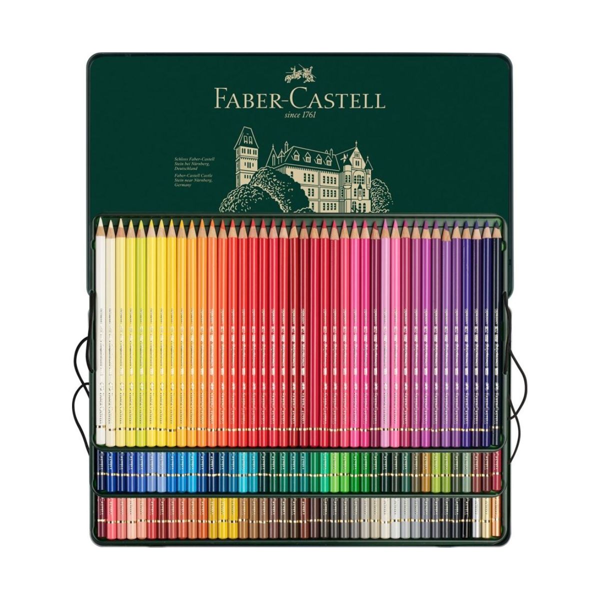 Lápices de Colores Faber Castell Polychromos Profesionales Premium 120 Pz - MarchanteMX