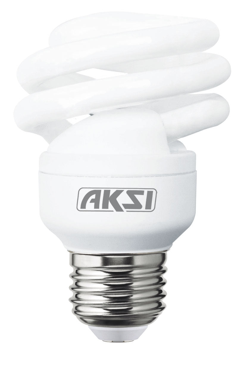 Foco Ahorrador Mini SP Espiral 13W Aksi Luz Blanca