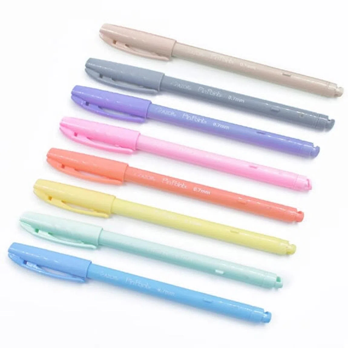 Bolígrafos Azor Pin Point Colores Pastel Punta Aguja 0.7mm 8 Piezas