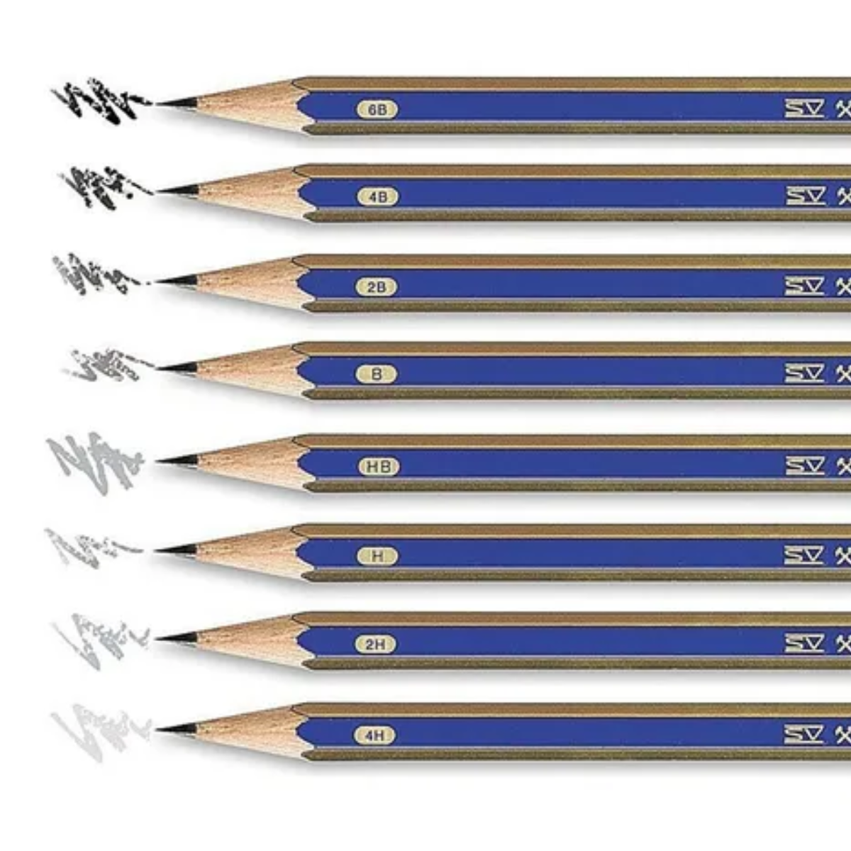 Lápices Grafito Sketch Faber Castell Escritura y Dibujo 8 Pz - MarchanteMX