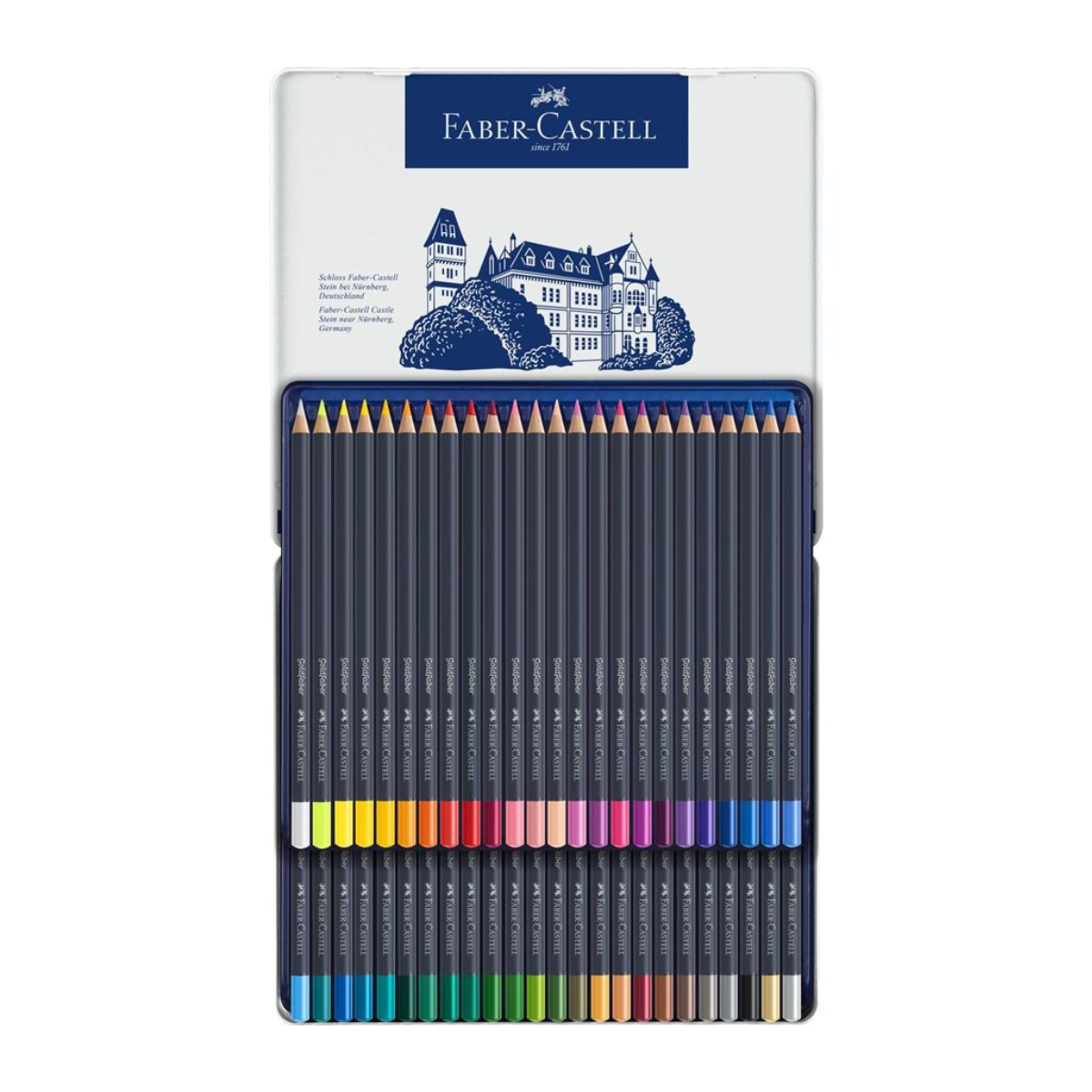 Lápices de Colores Faber Castell Profesional Goldfaber 48 Pz - MarchanteMX