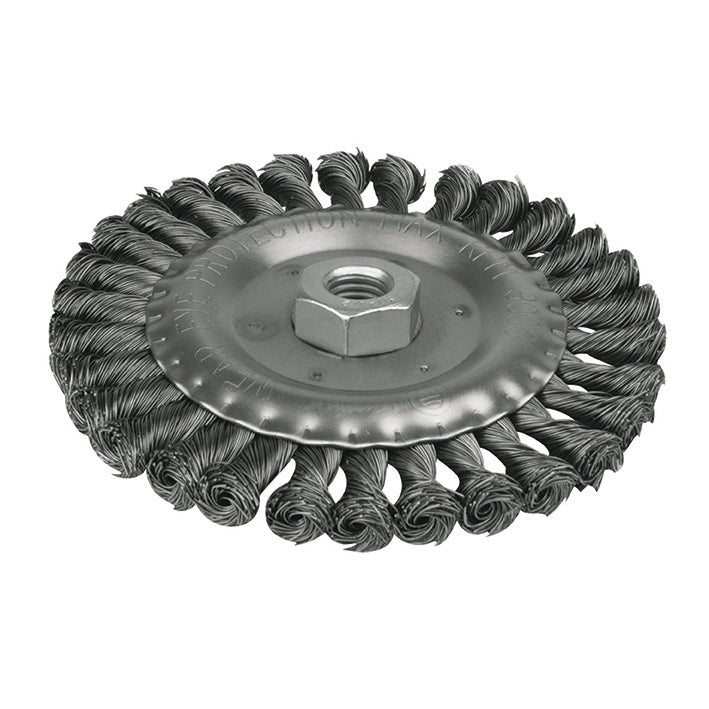 Carda Esmeriladora AKSI 6" x 3/4" Trenzado Grueso