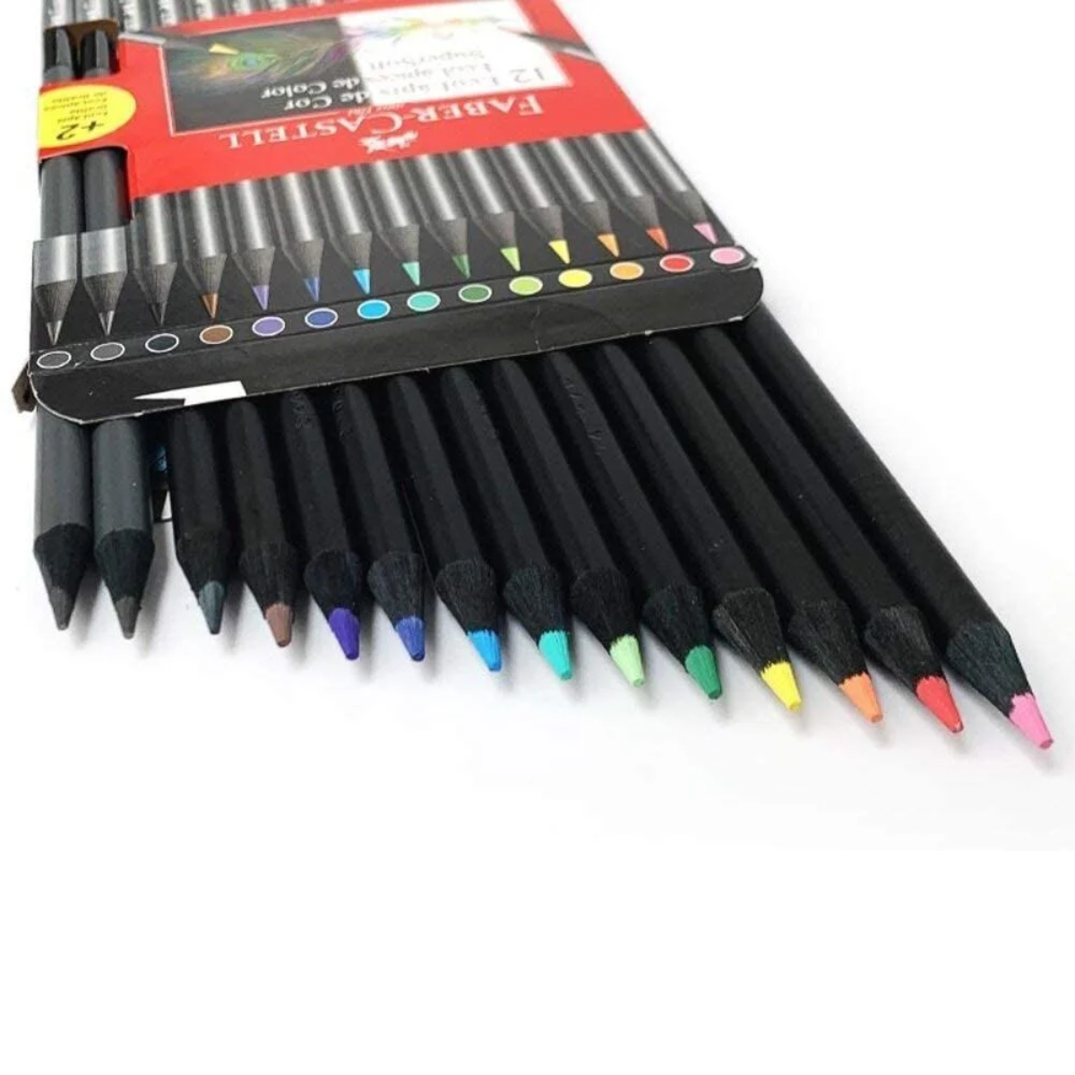 Lápices de Colores Faber Castell Super Soft 12 Pz - MarchanteMX