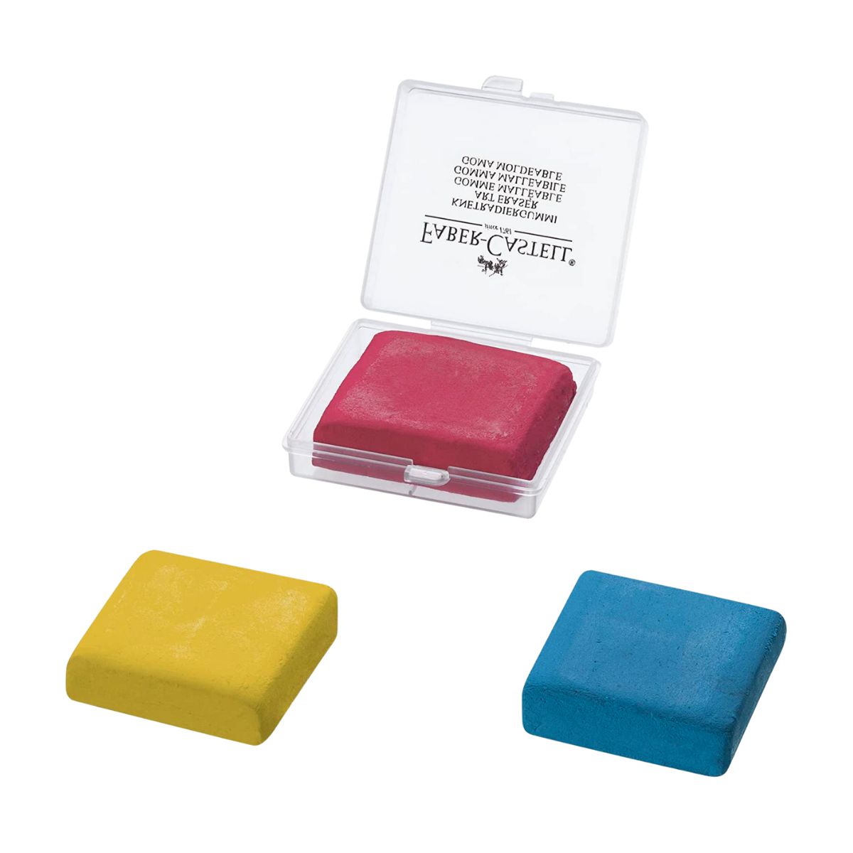 Kit 3 Gomas Moldeables Borrador Arte Dibujo Faber Castell - MarchanteMX