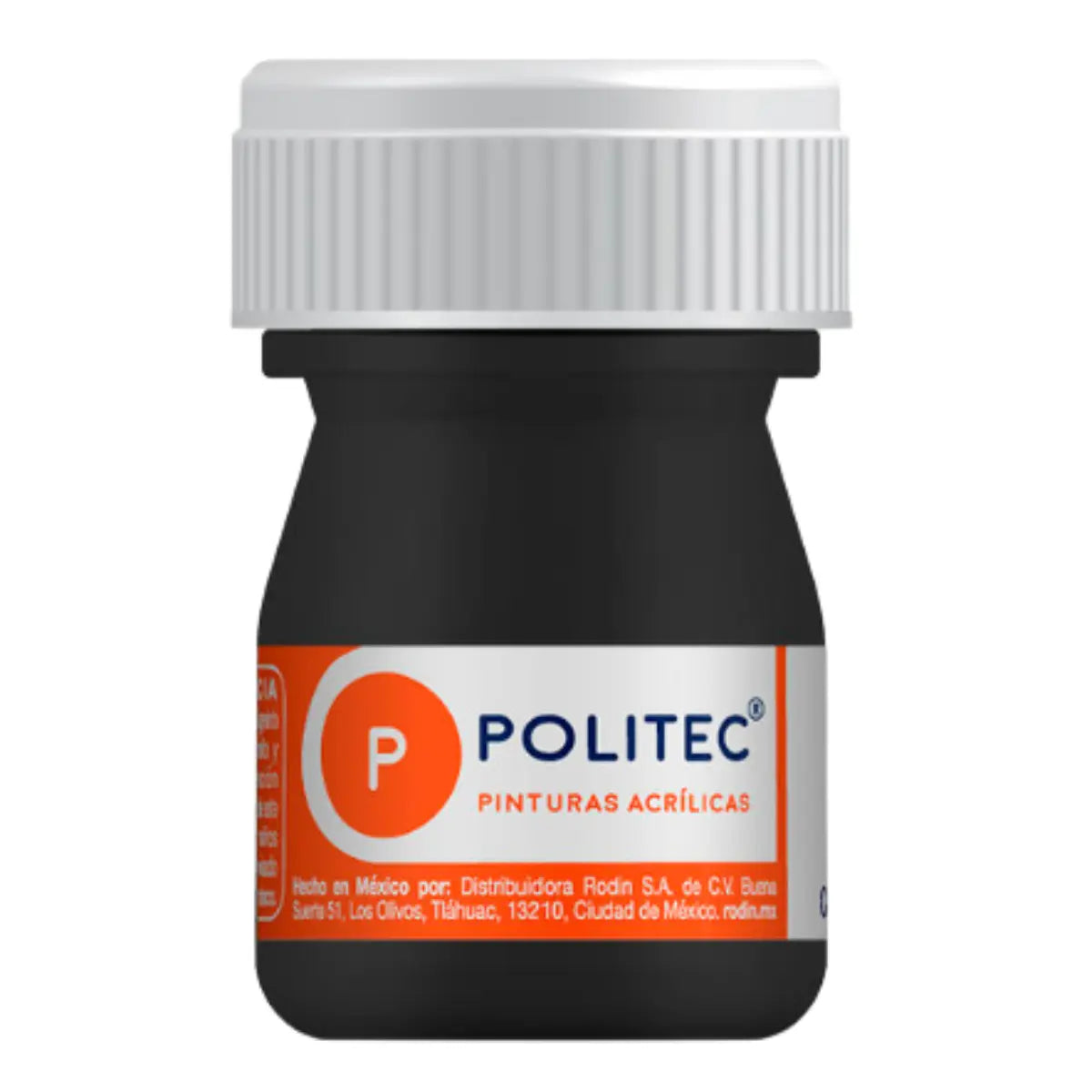 Pintura Acrilica Politec 20ml Negro Intenso - Politec