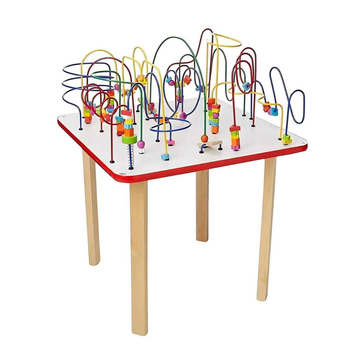 Mesa De Laberintos Gigante Color Multicolor