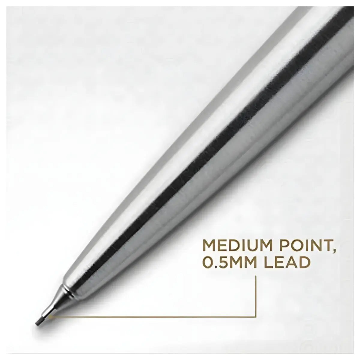 Lápiz Mecánico Jotter Acero Inoxidable Cromado Parker 0.5gb Clip Plateado Azul Parker