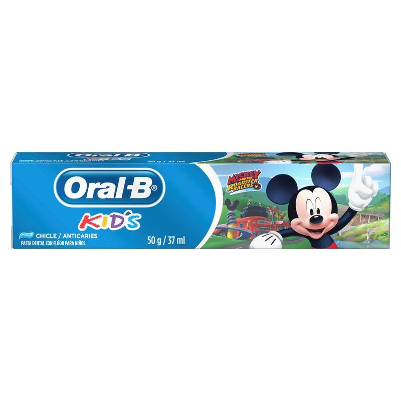 Pasta Dental Para Niños Oral-b Kids Mickey Mouse 37ml Chicle