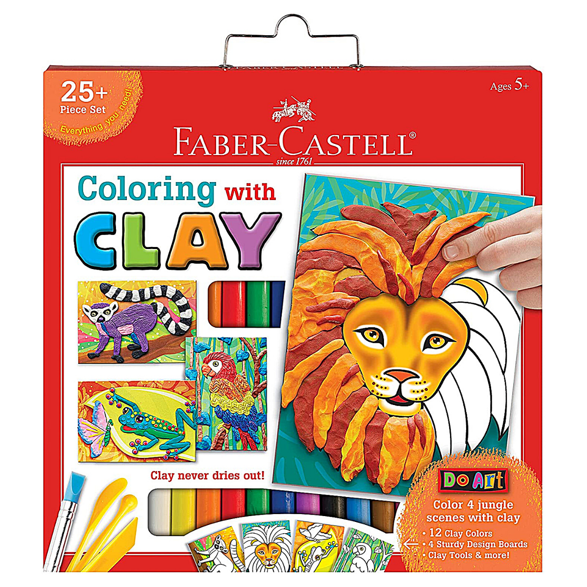 Kit Plastilina Faber Castell Clay Manualidades - MarchanteMX