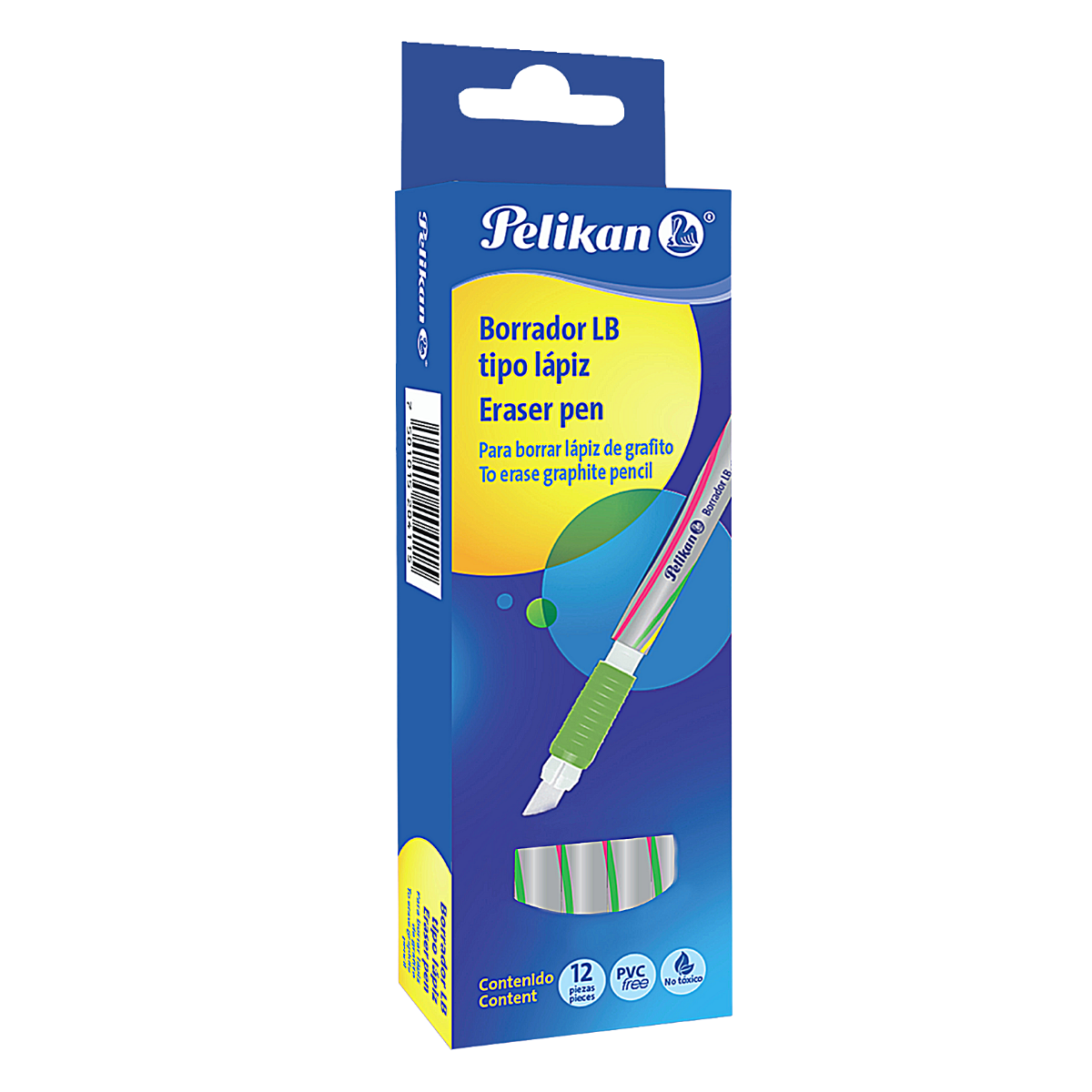 Goma Borrador Tipo Lápiz Pluma Tinta Retráctil Pelikan Lb 12 Piezas