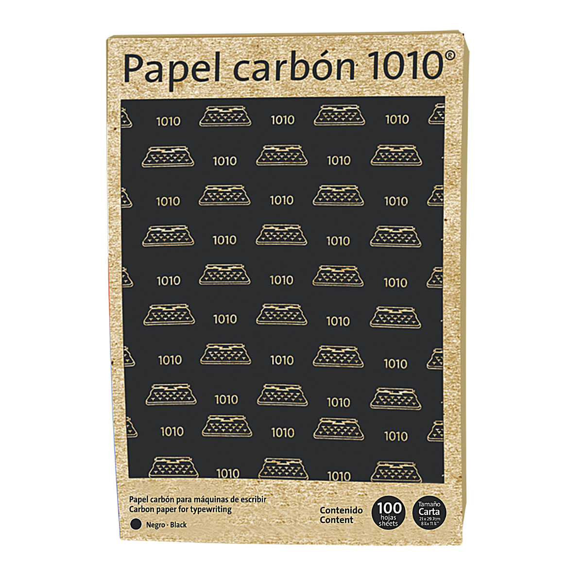 Hojas Papel Carbón 1010g Carta Base Cera Negra Pelikan 100 Piezas
