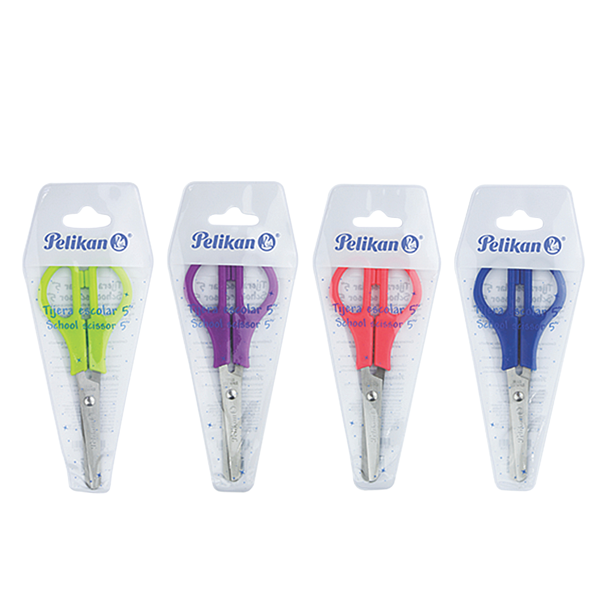 Tijeras Escolar Acero Inoxidable Pelikan Color Al Azar