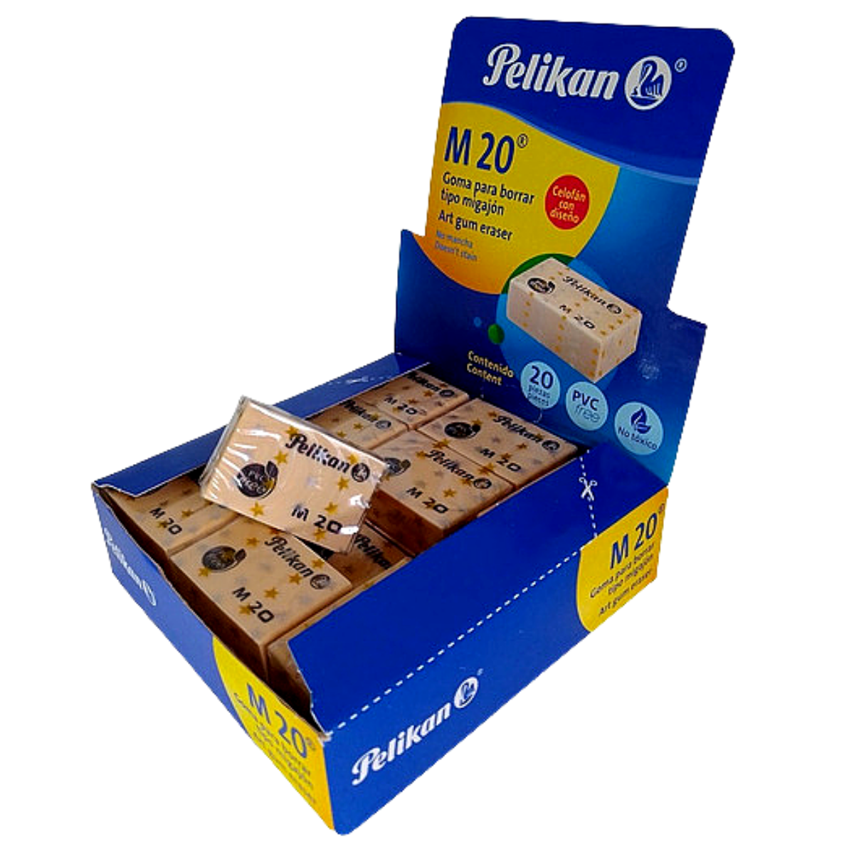 Gomas Borrador Migajon M20 Pelikan 20 Piezas