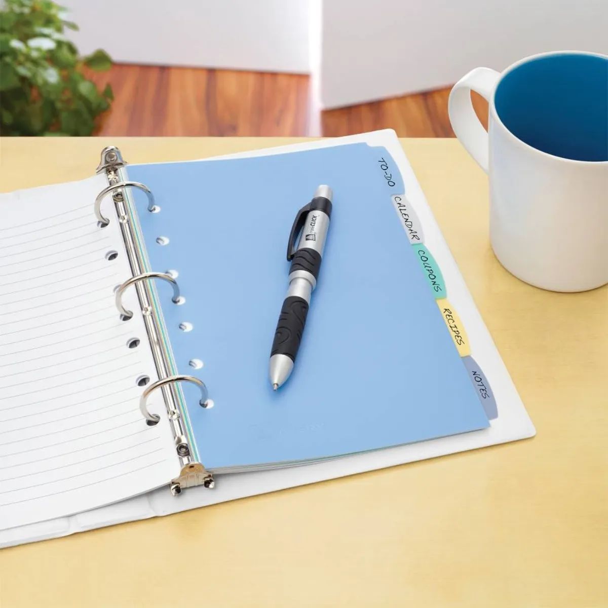 5 Separador Tamaño Esquela Avery Pestañas Borrables Colores