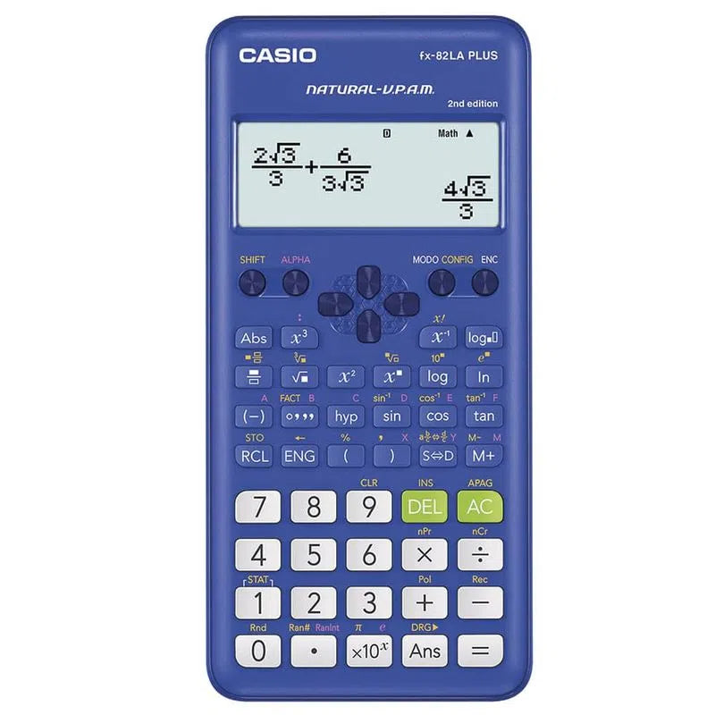 Calculadora Científica Casio Fx-82la Plus2 252 Funciones Elegir Color