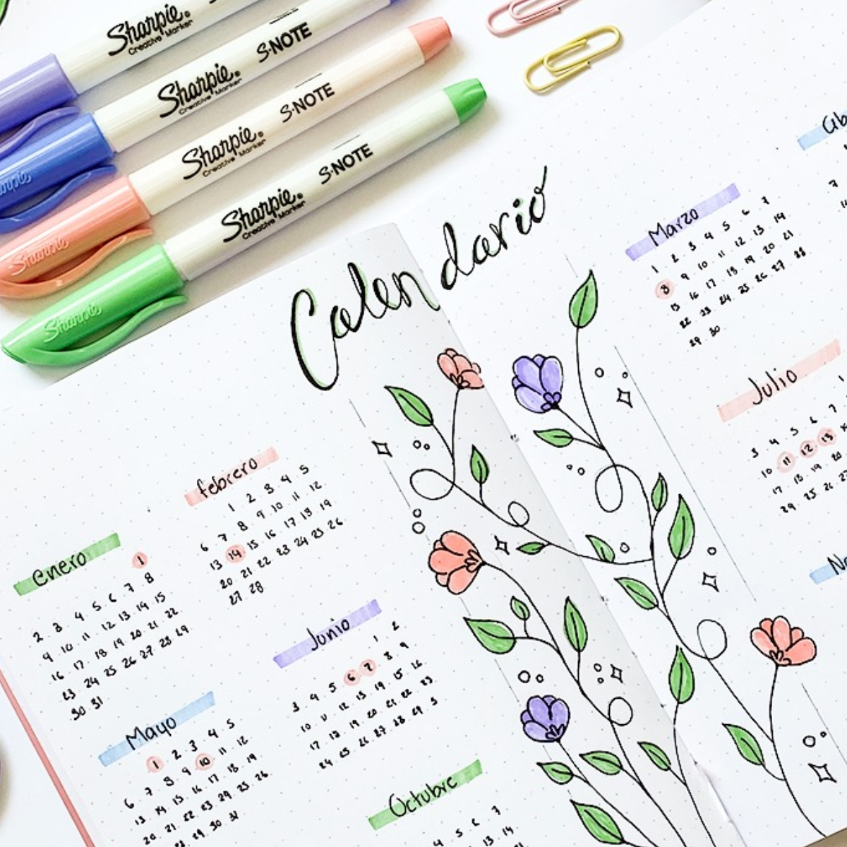 Marcatextos Sharpie S Note Punta Cincel Tonos Pastel 12 Piezas