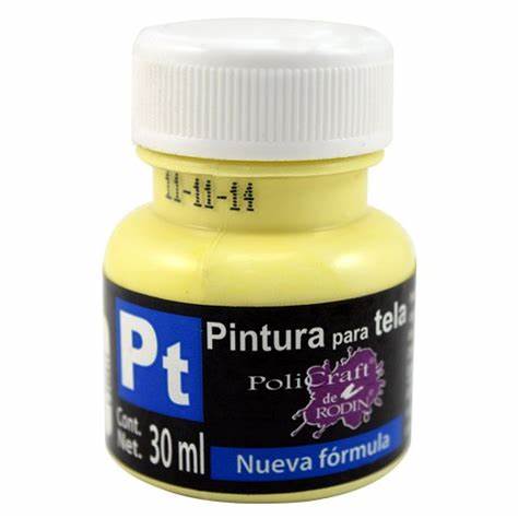Pintura Para Tela Pt Rodin Policraft Acabado Suave 30ml - MarchanteMX