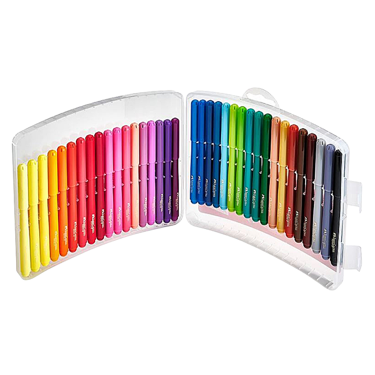 Plumones Lavables Faber Castell Colores Fiesta 36 Pz - MarchanteMX