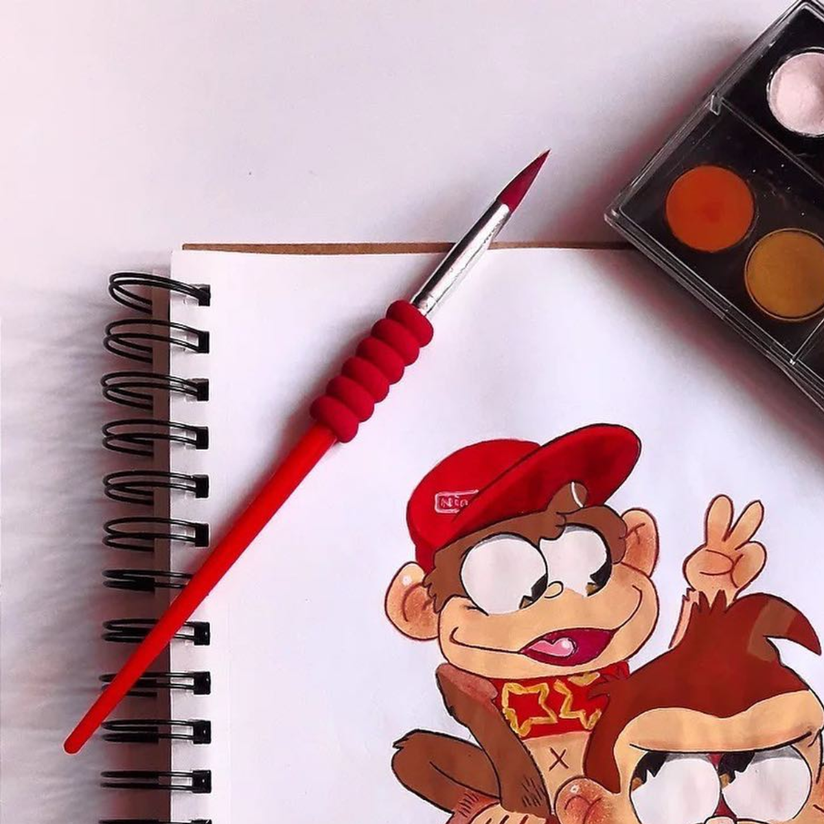 Pinceles Sintéticos Faber Castell Eva Agarre Grip 4 Pz - MarchanteMX