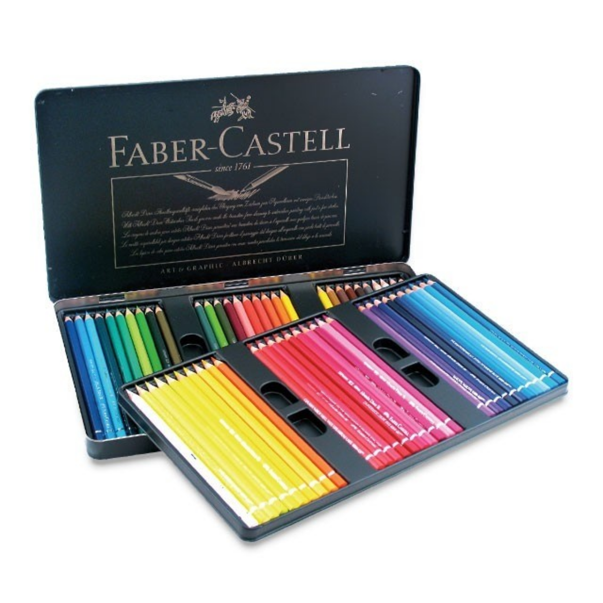 Lápices de Colores Faber Castell Polychromos Profesionales Premium 60 Pz - MarchanteMX