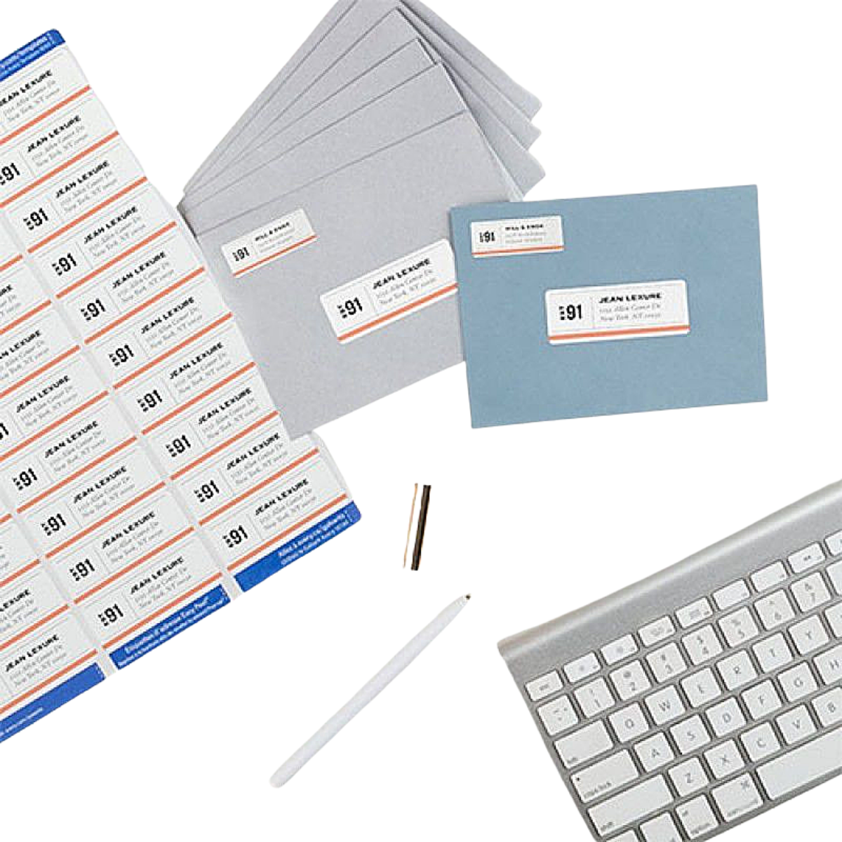 750 Etiquetas Separa Fácil Blancas Avery 2.5x6.7 Cm