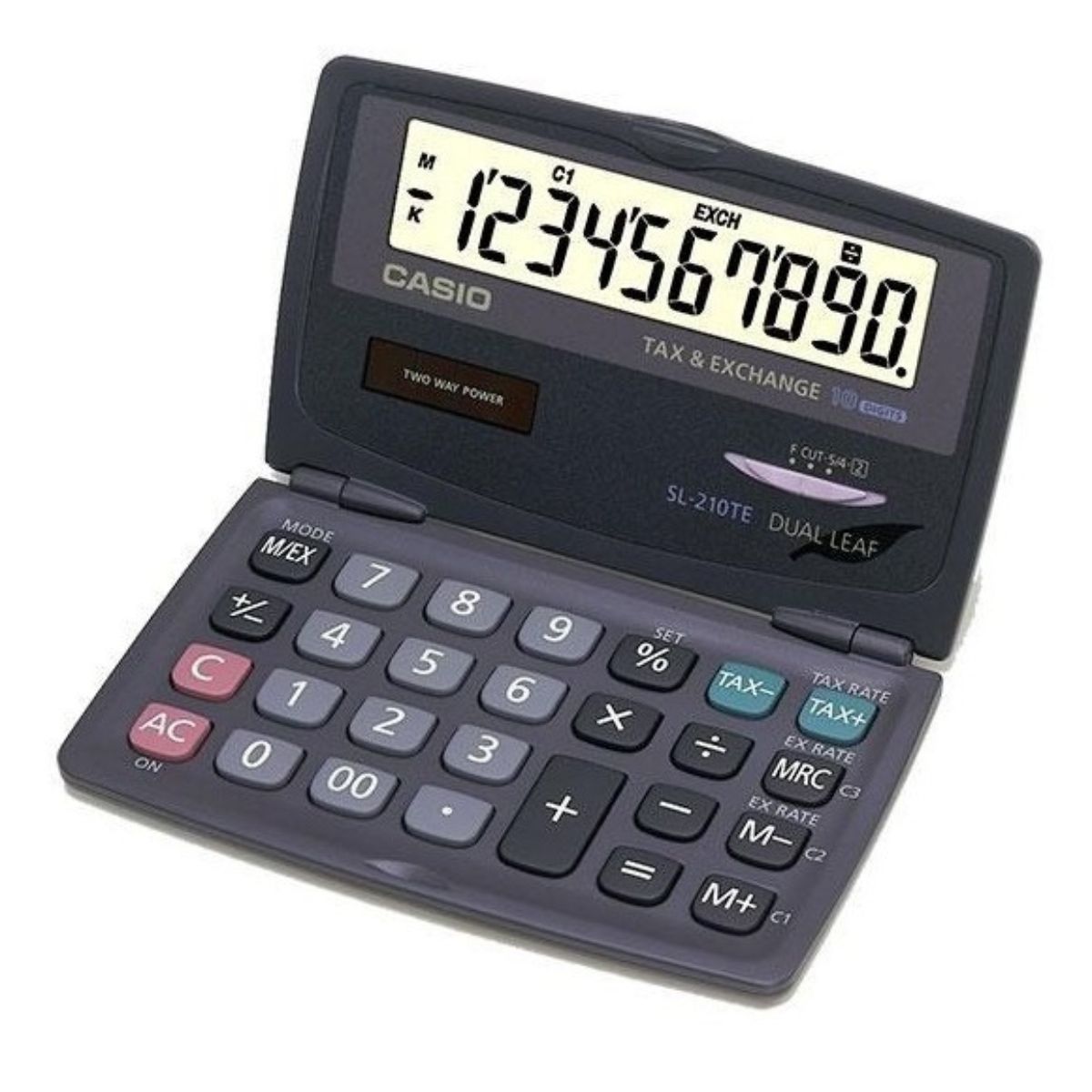 Calculadora Portatil Casio Sl-210te 10 Dígitos Plegable