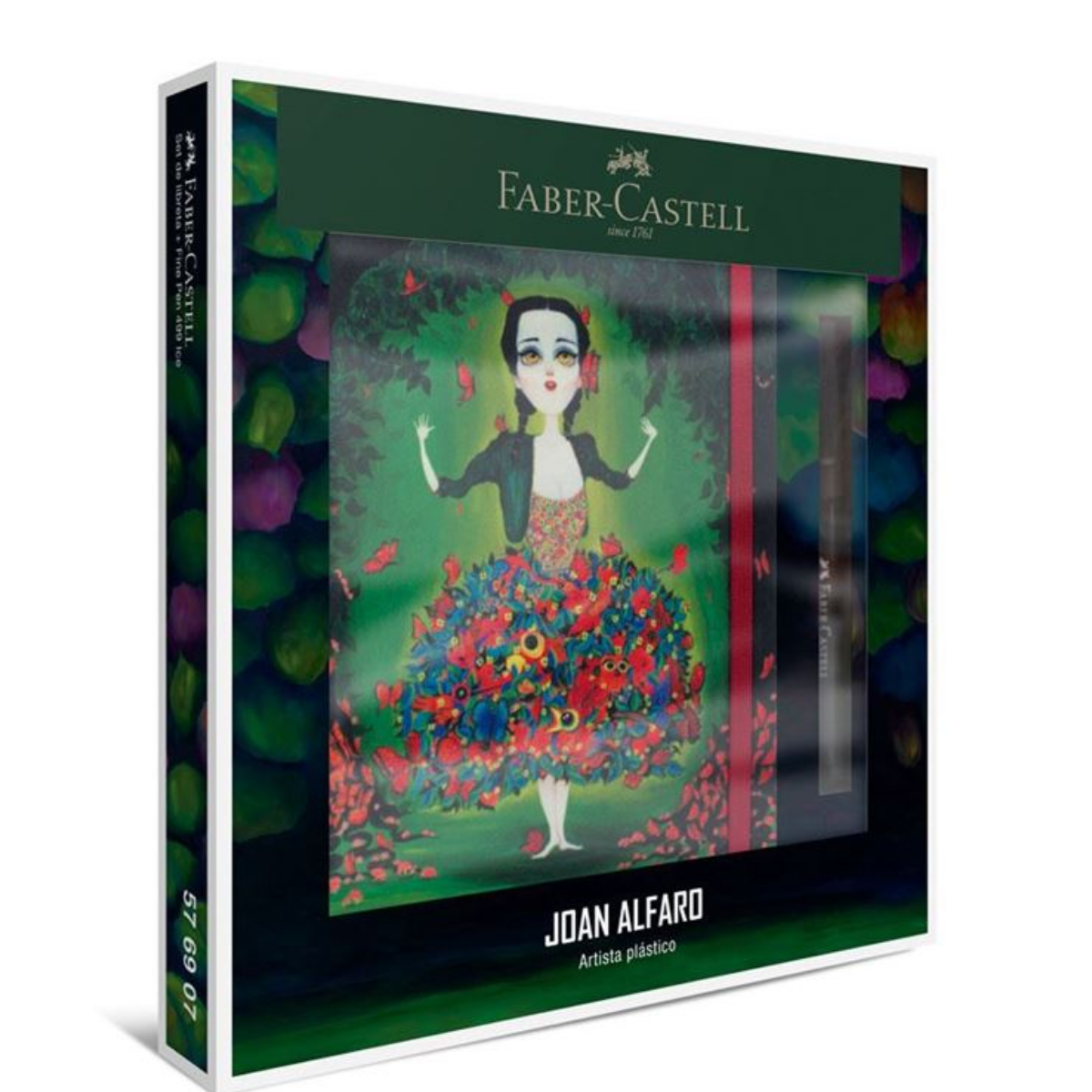 Libreta 160 hojas + Marcador Finepen Faber Castell Edición Joan Alfaro - MarchanteMX