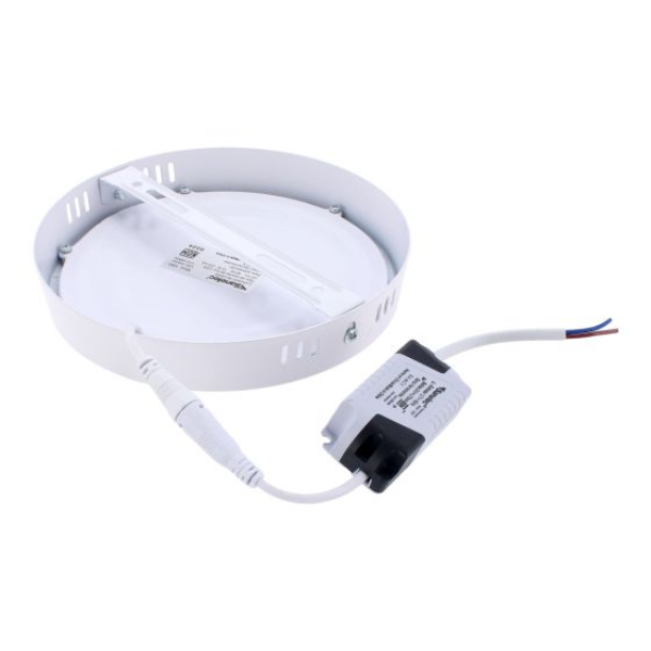 Lámpara circular 1290 sobreponer 12W luz fría Sanelec