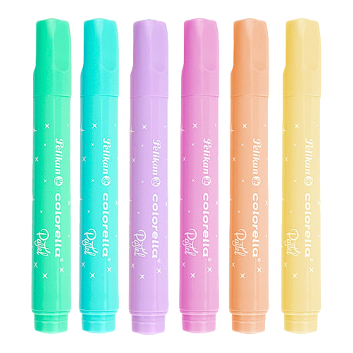Plumones Plumin de Colores Pastel Pelikan Colorella 6 Piezas