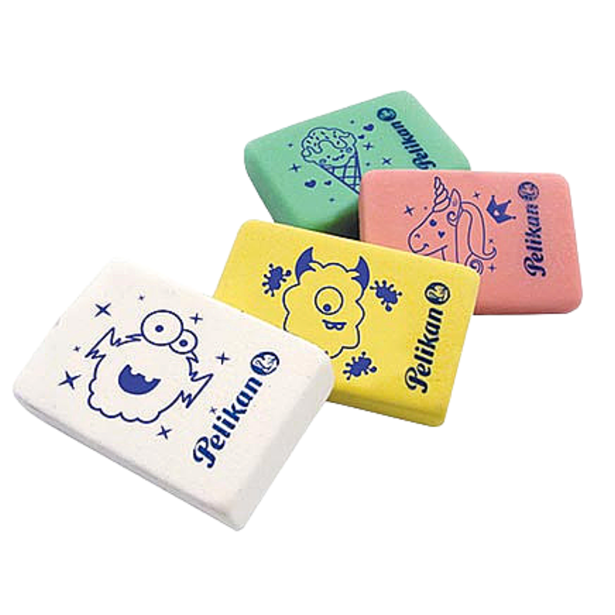 Bote de Borradores Gomas Migajon Pelikan Colores Niños 30 Piezas