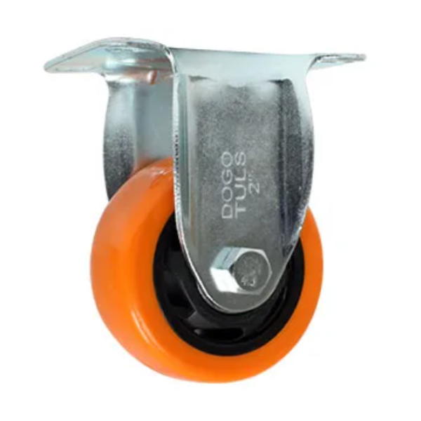 Rodaja PVC Naranja Fija 2" Dogotuls