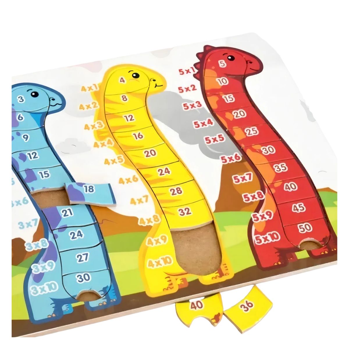 Rompecabezas de Tablas de Multiplicar 2-5