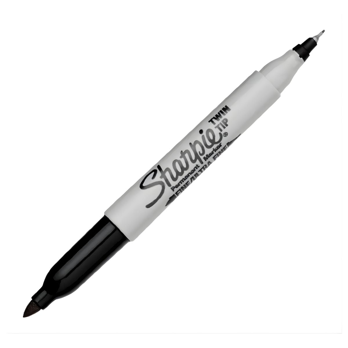 Marcador Permanente Sharpie Doble Punta Negro 12pzas