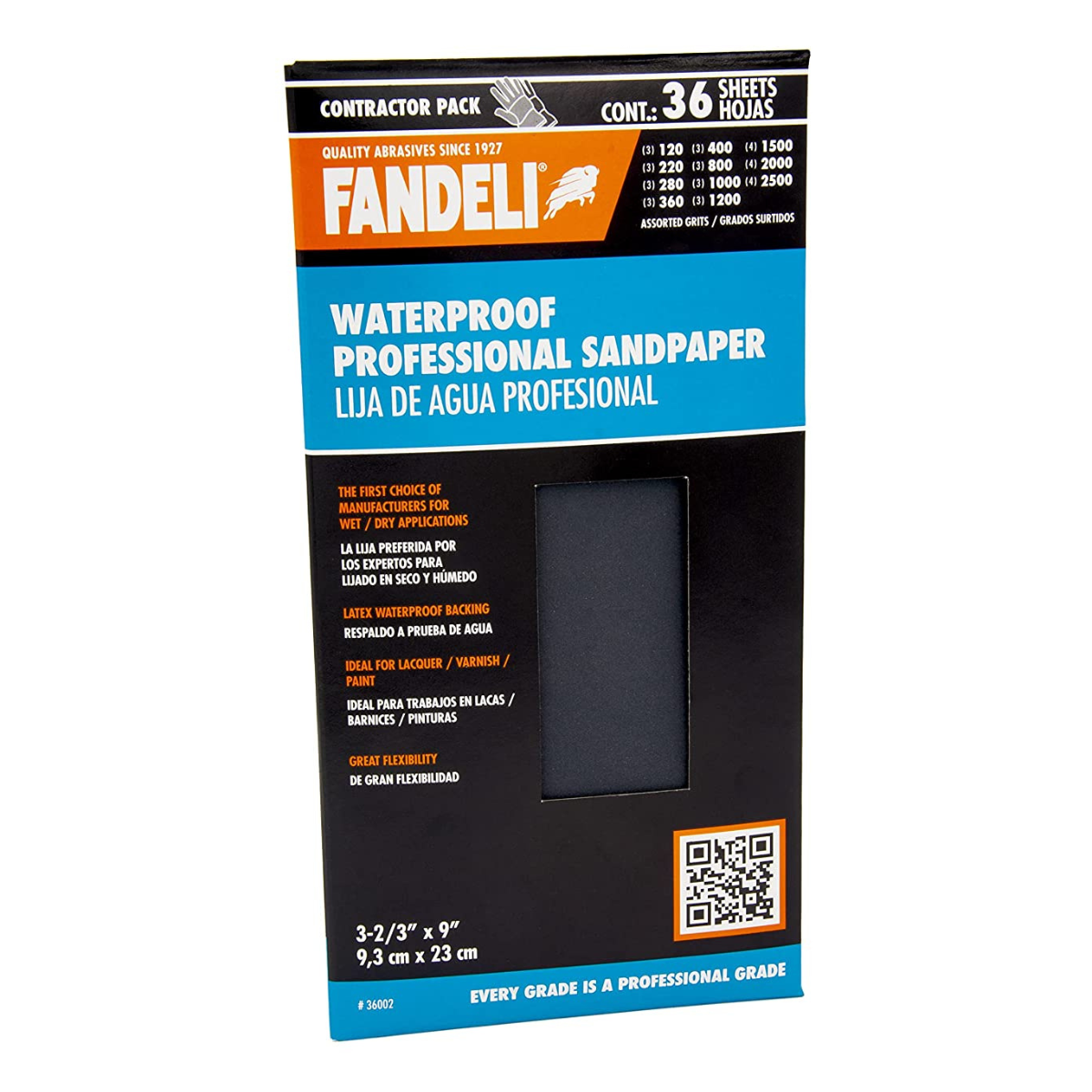 Kit 36 Tercios Lijas Agua Granos Surtidos Fandeli