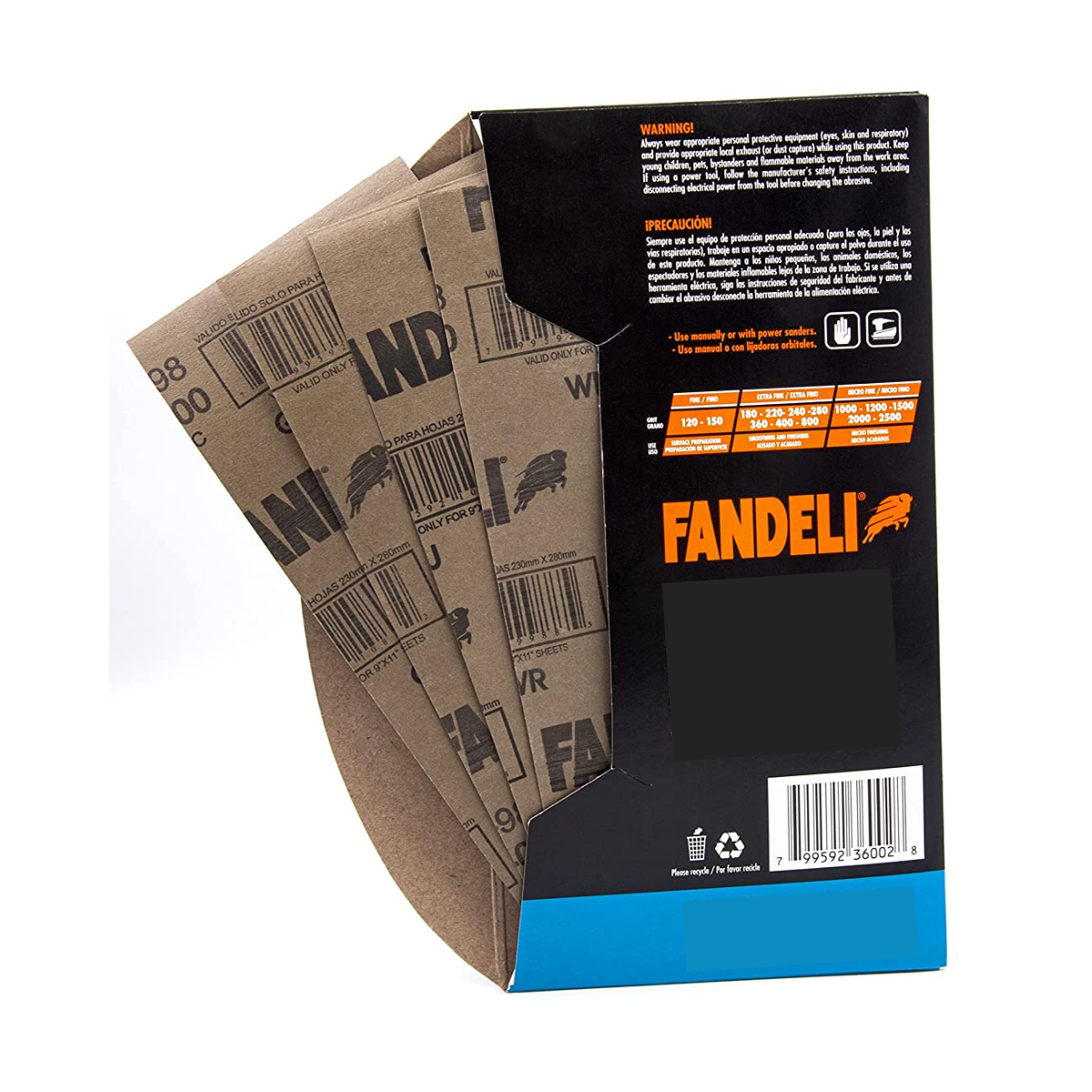 Kit 36 Tercios Lijas Agua Granos Surtidos Fandeli