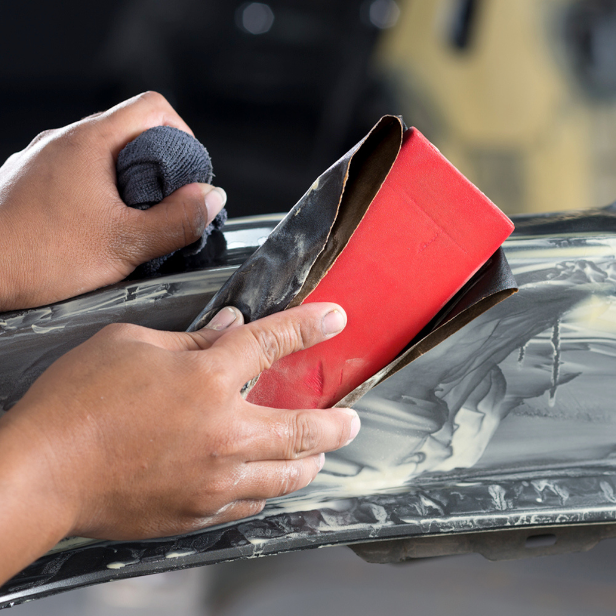 Kit 25 Hojas Lija Agua Grado 2000 9x11 Extra Fino Fandeli