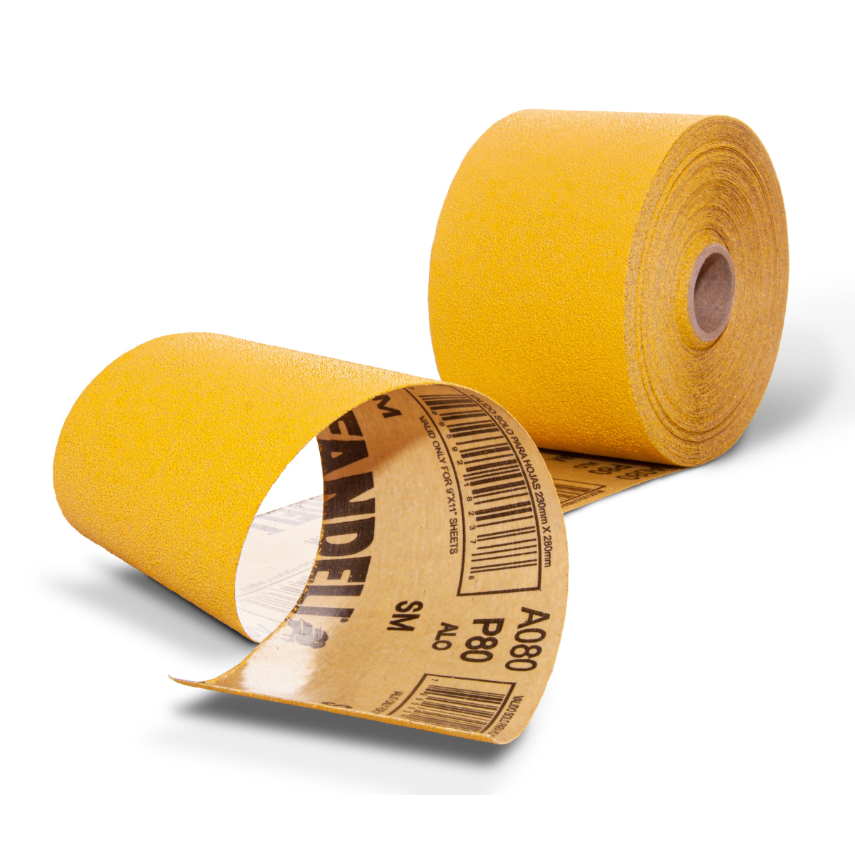 Rollo Lija Profesional Multiusos Grano 80 7cmx18m Fandeli