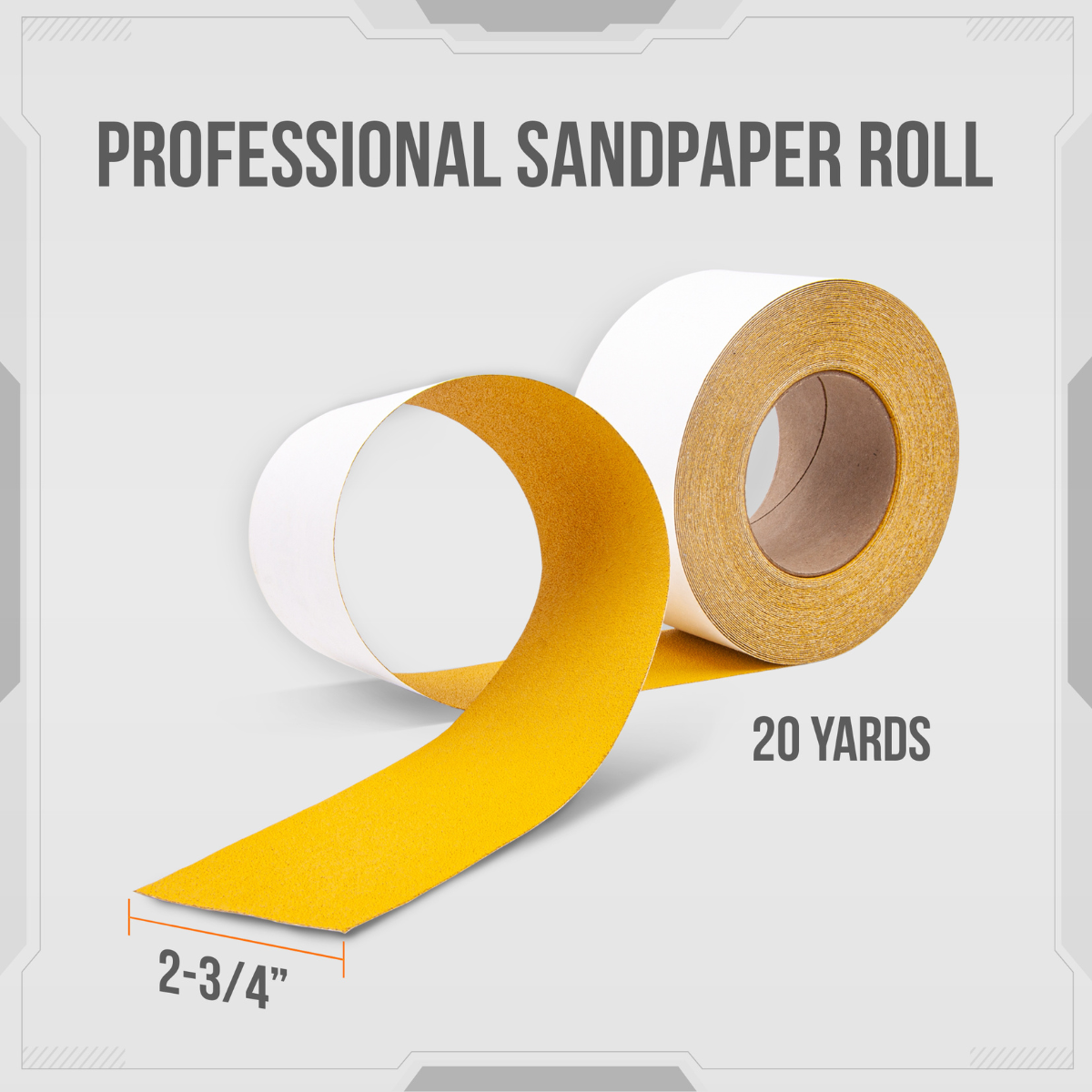 Rollo Lija Profesional Multiusos Grano 80 7cmx18m Fandeli