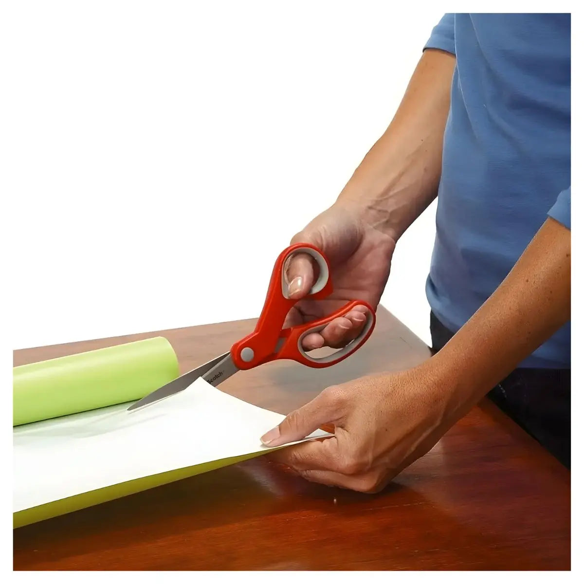 Tijeras Multiusos Scotch 3m 7 Pulgadas Acero Inoxidable Roja 3M