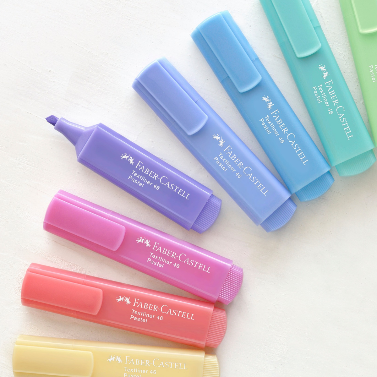 Marcadores Fluorescentes Faber Castell Color Pastel 8 Pz - MarchanteMX