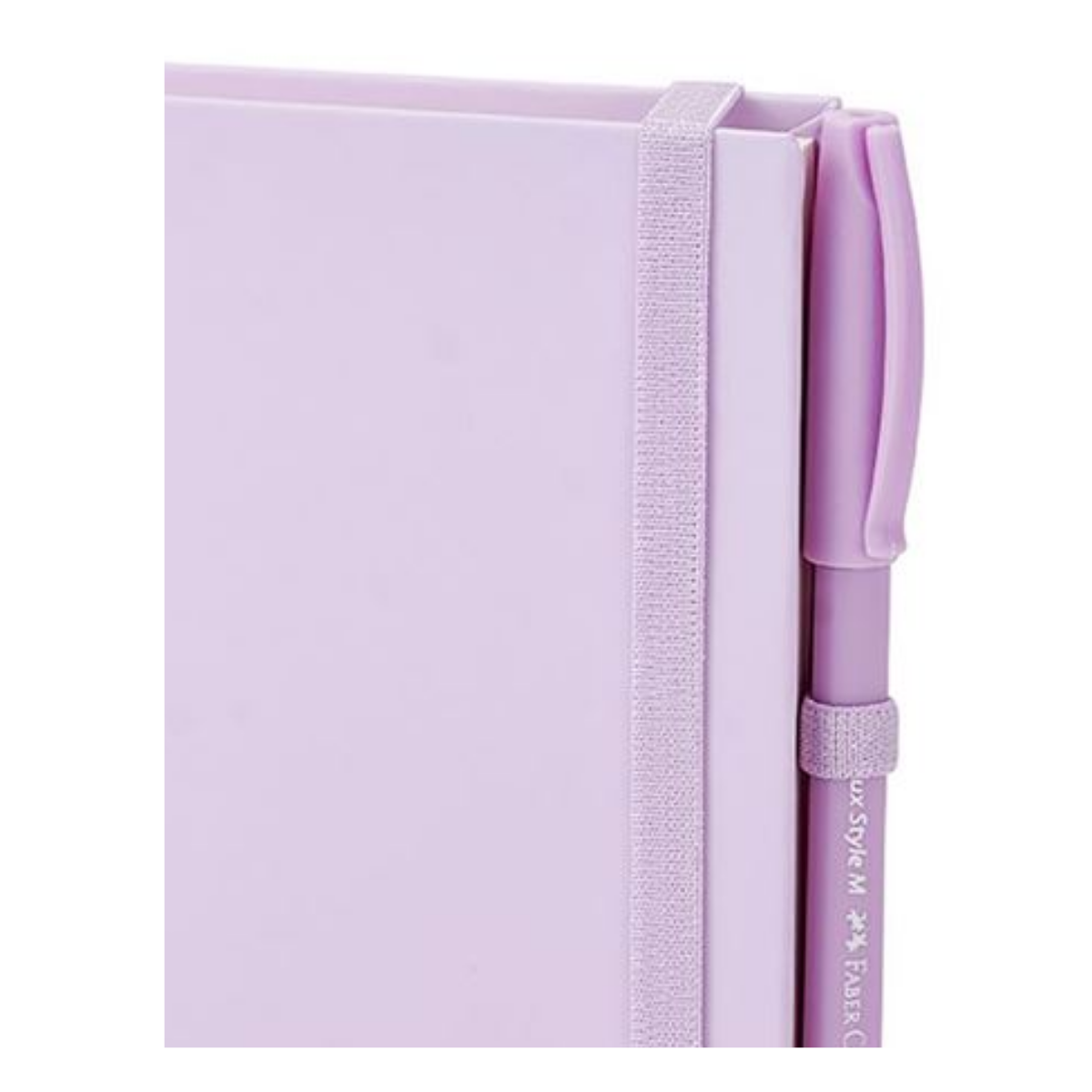 Set Mini Libreta Dibujo Violeta Pastel + Pluma Faber Castell - MarchanteMX