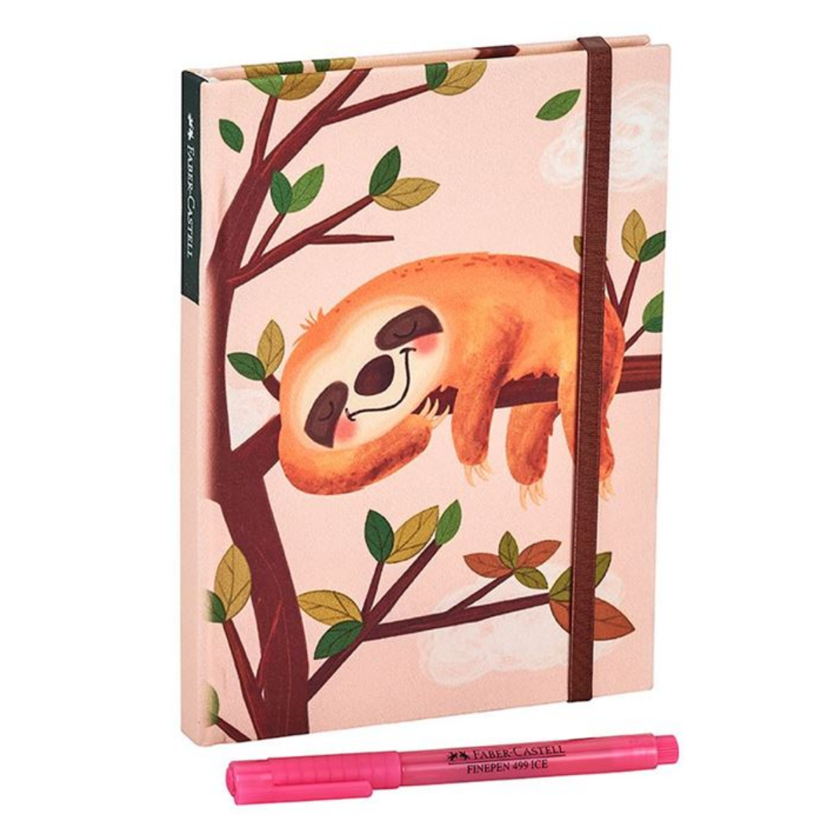 Libreta 160 hojas + Marcador Finepen Faber Castell Edición Osos - MarchanteMX