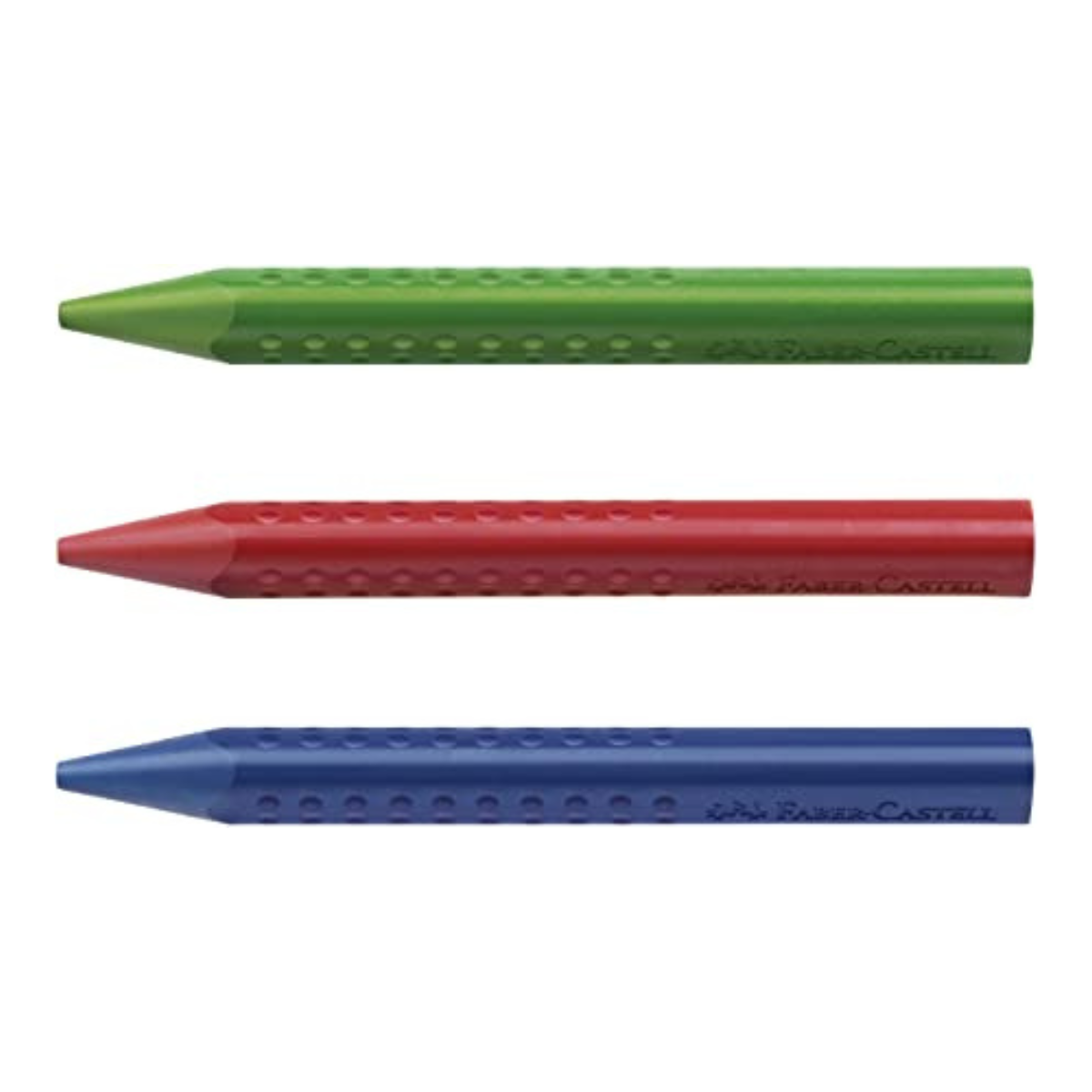 Crayones Jumbo Borrable Faber Castell Grip Triangular 12 Pz - MarchanteMX