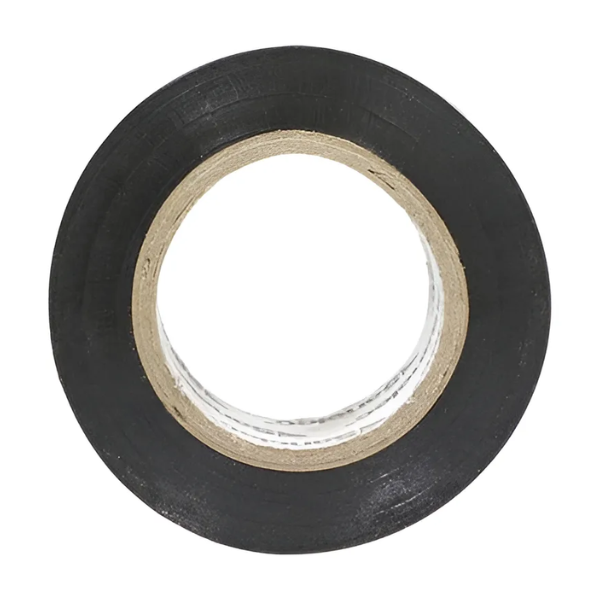 Cinta de aislar negra 19mmx18m Sanelec