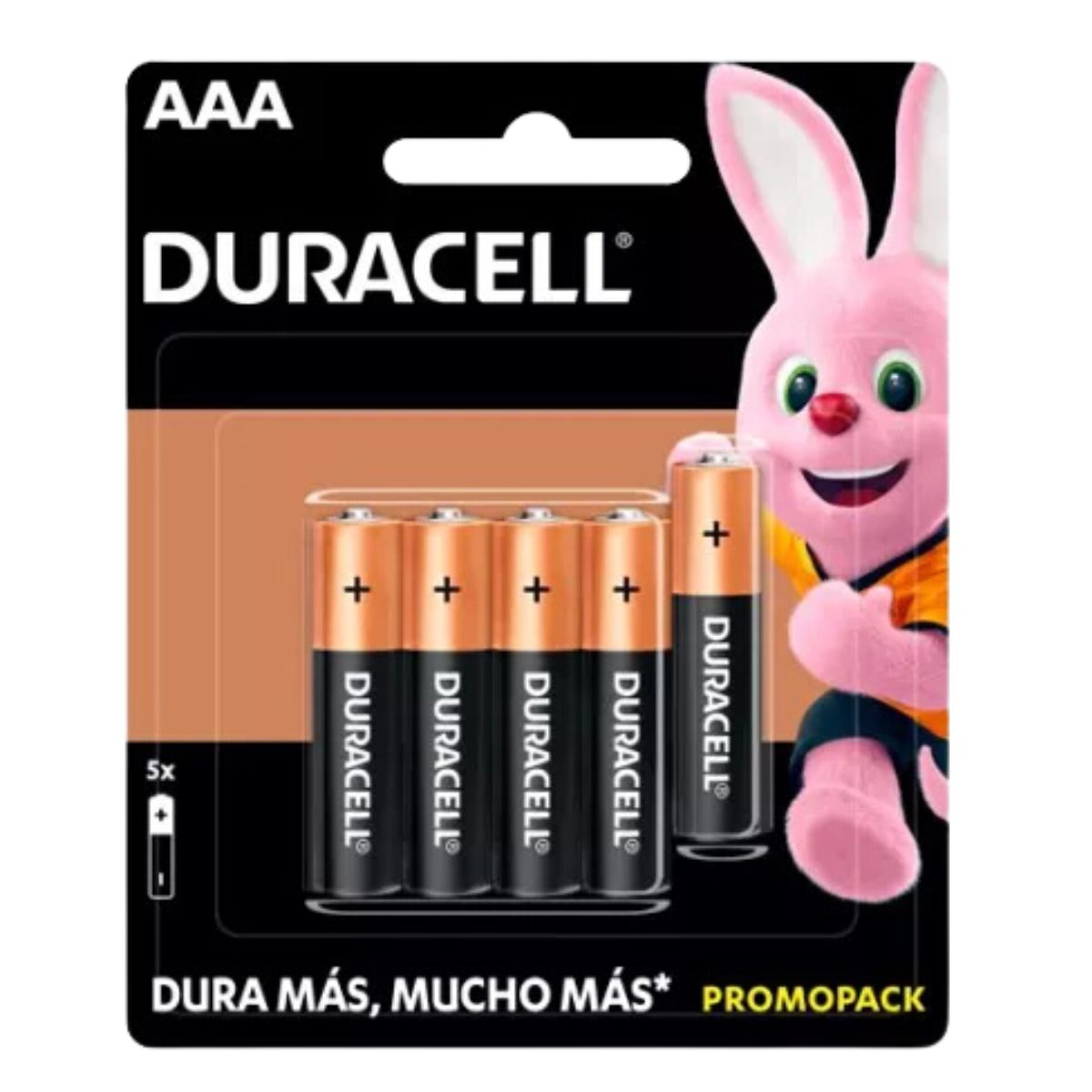 5 Pilas Alcalina Aaa Duracell No Recargable 1.5 V