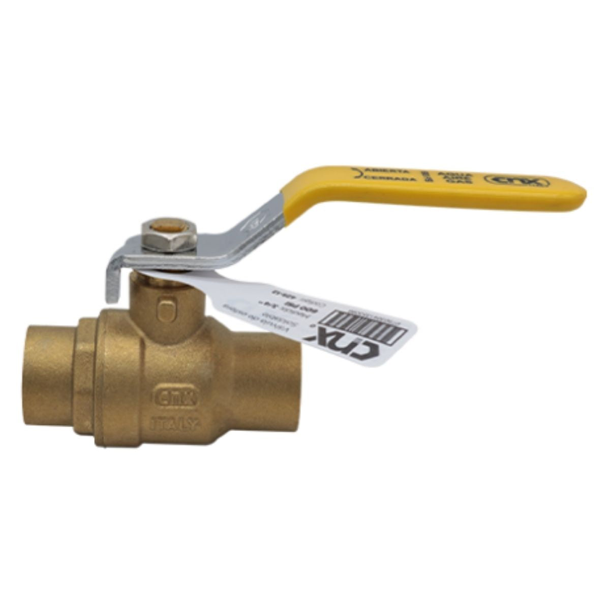 Valvula Esfera Soldable 3/4" CNX 600 psi Palanca