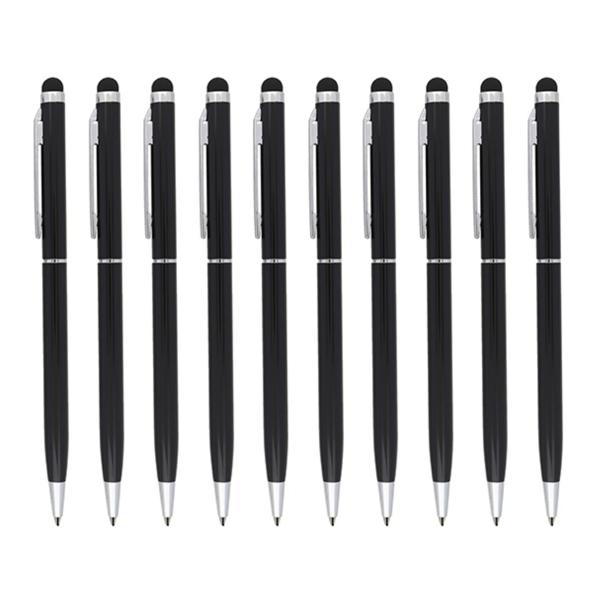 10 Bolígrafo Pluma For Promotional Colores Goma Touch Screen
